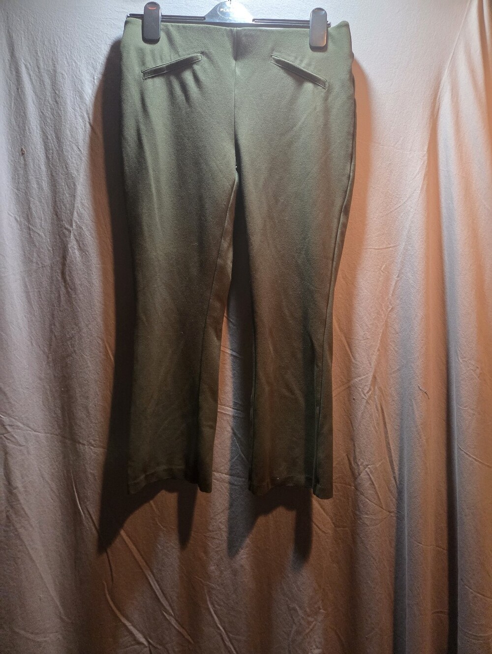 Jules & Leopold Olive Green Boot Cut Pants